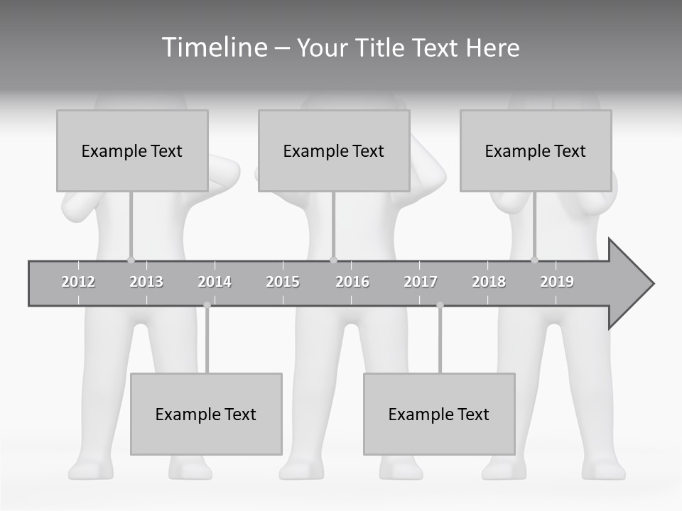 Dummy People Abstract PowerPoint Template