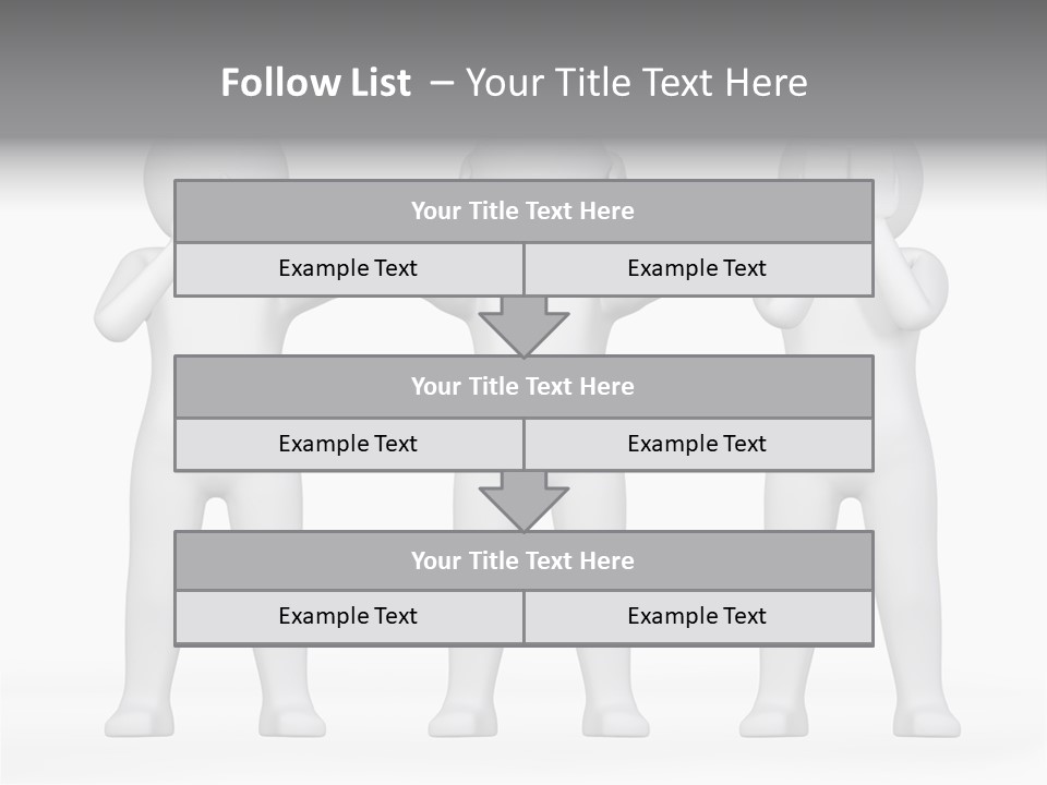 Dummy People Abstract PowerPoint Template