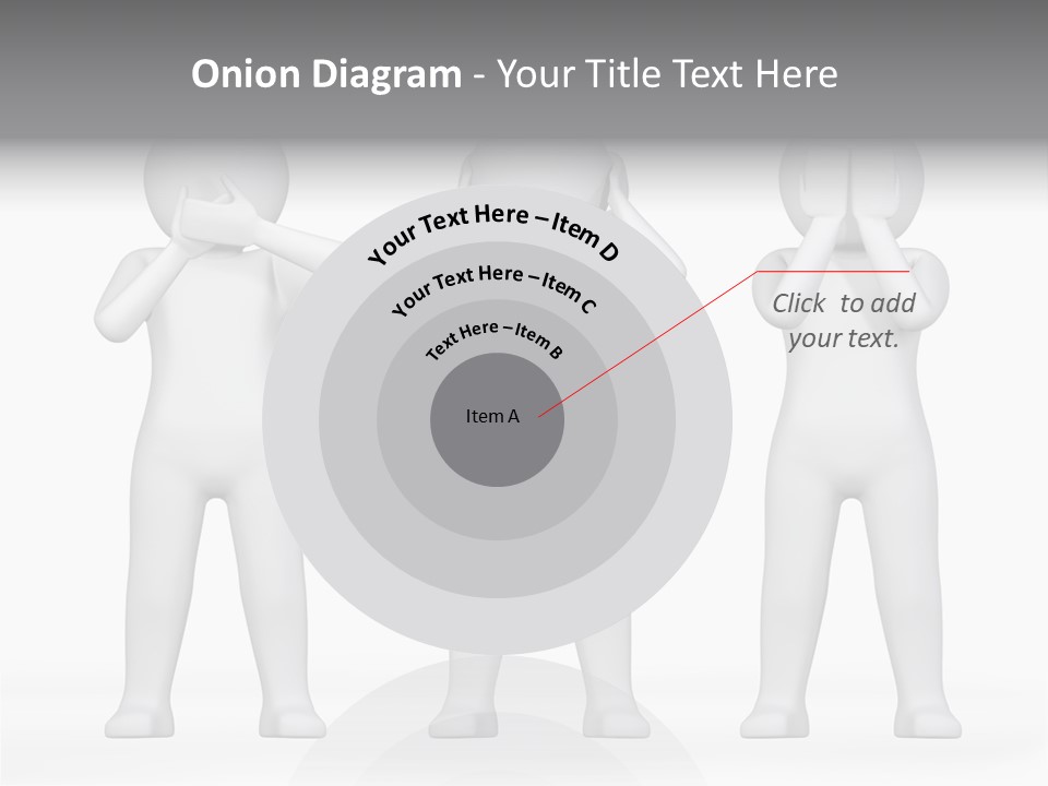Dummy People Abstract PowerPoint Template
