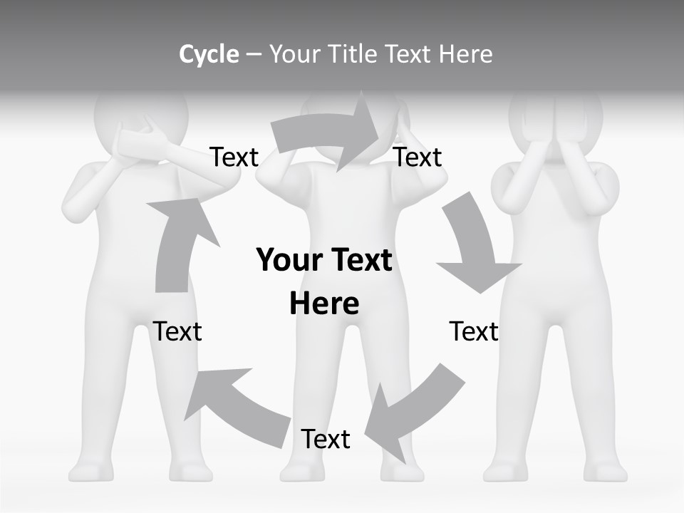 Dummy People Abstract PowerPoint Template