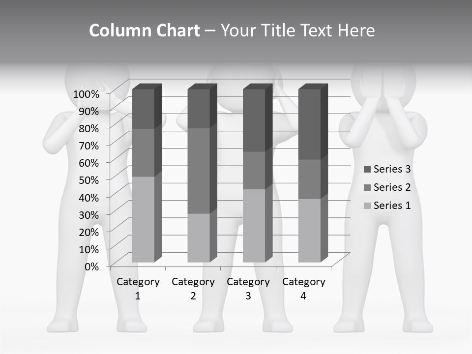 Dummy People Abstract PowerPoint Template