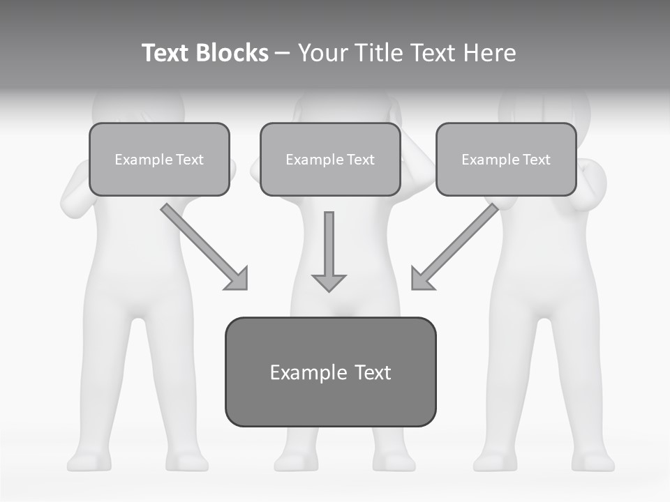 Dummy People Abstract PowerPoint Template