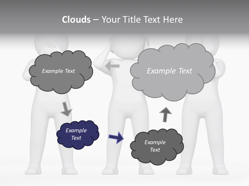Dummy People Abstract PowerPoint Template