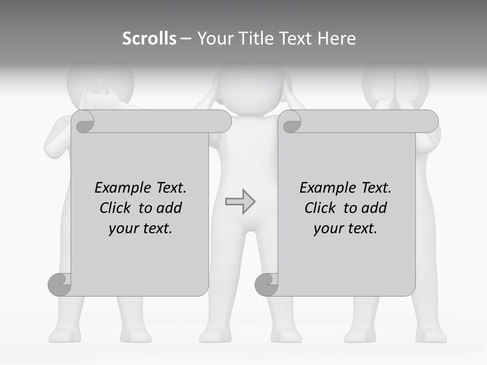 Dummy People Abstract PowerPoint Template