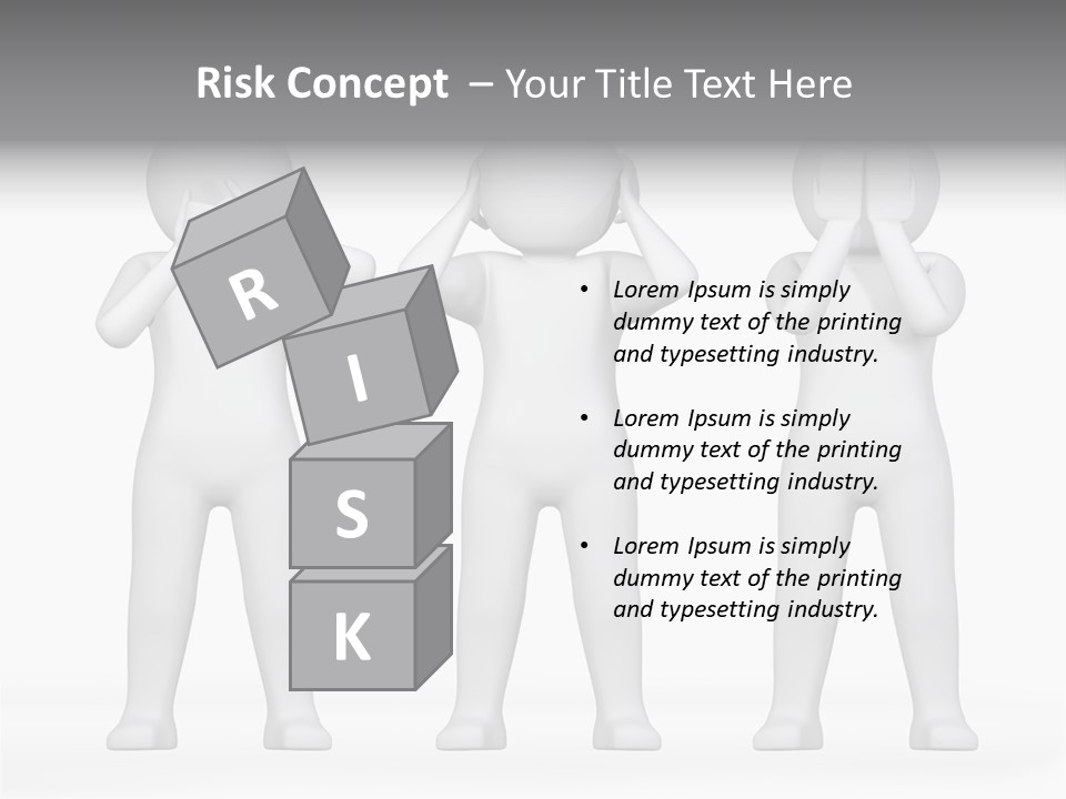 Dummy People Abstract PowerPoint Template