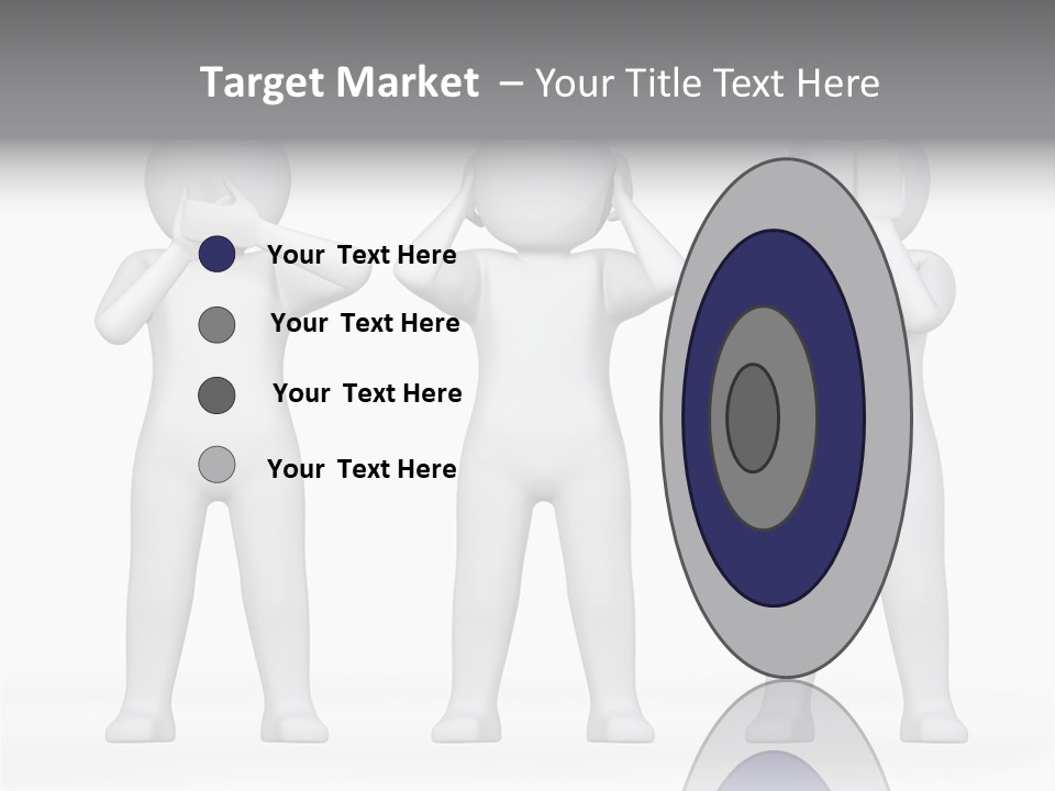 Dummy People Abstract PowerPoint Template