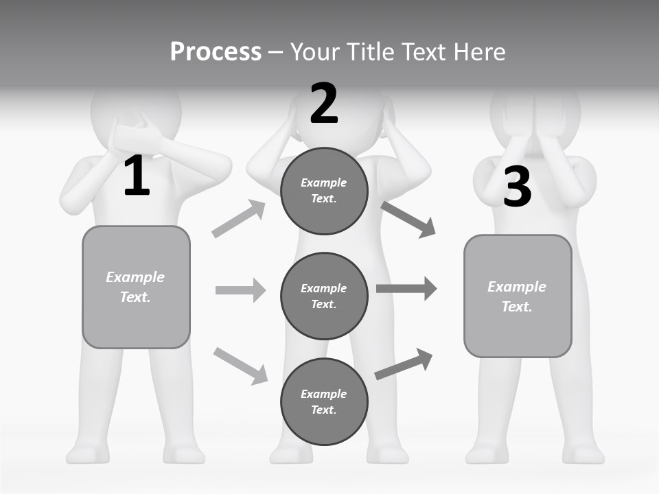 Dummy People Abstract PowerPoint Template