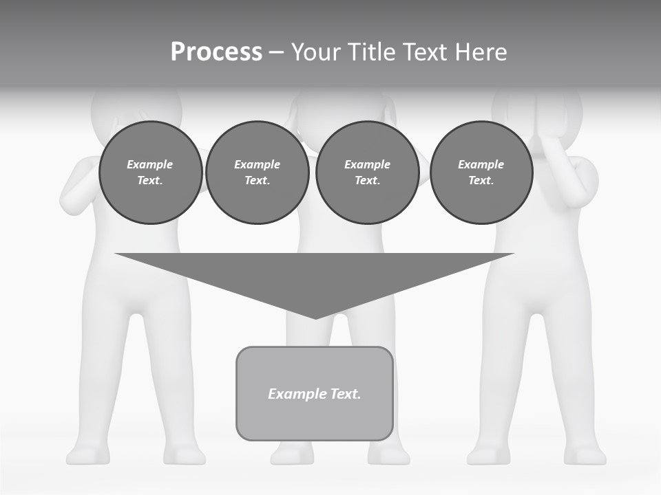 Dummy People Abstract PowerPoint Template