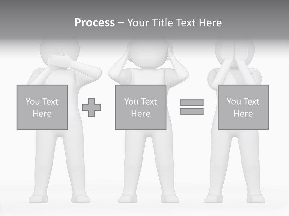 Dummy People Abstract PowerPoint Template