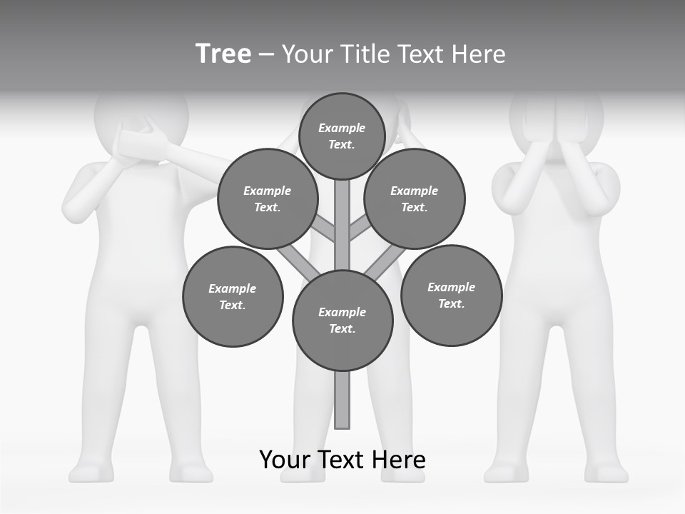 Dummy People Abstract PowerPoint Template