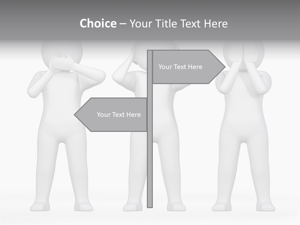 Dummy People Abstract PowerPoint Template