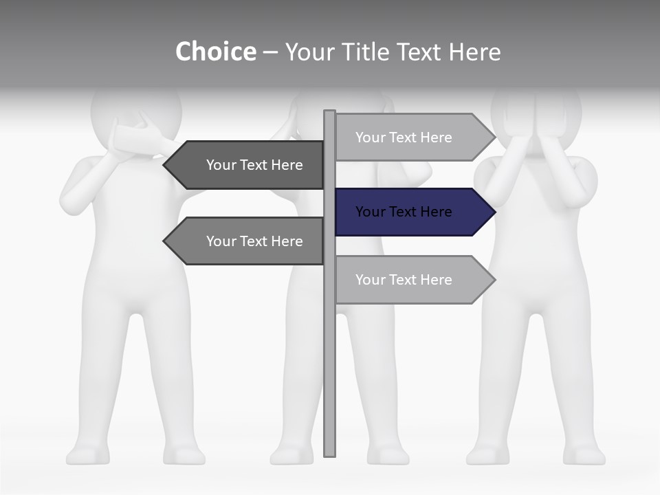 Dummy People Abstract PowerPoint Template