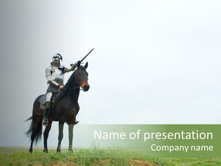 Guard Reservation Armour PowerPoint Template