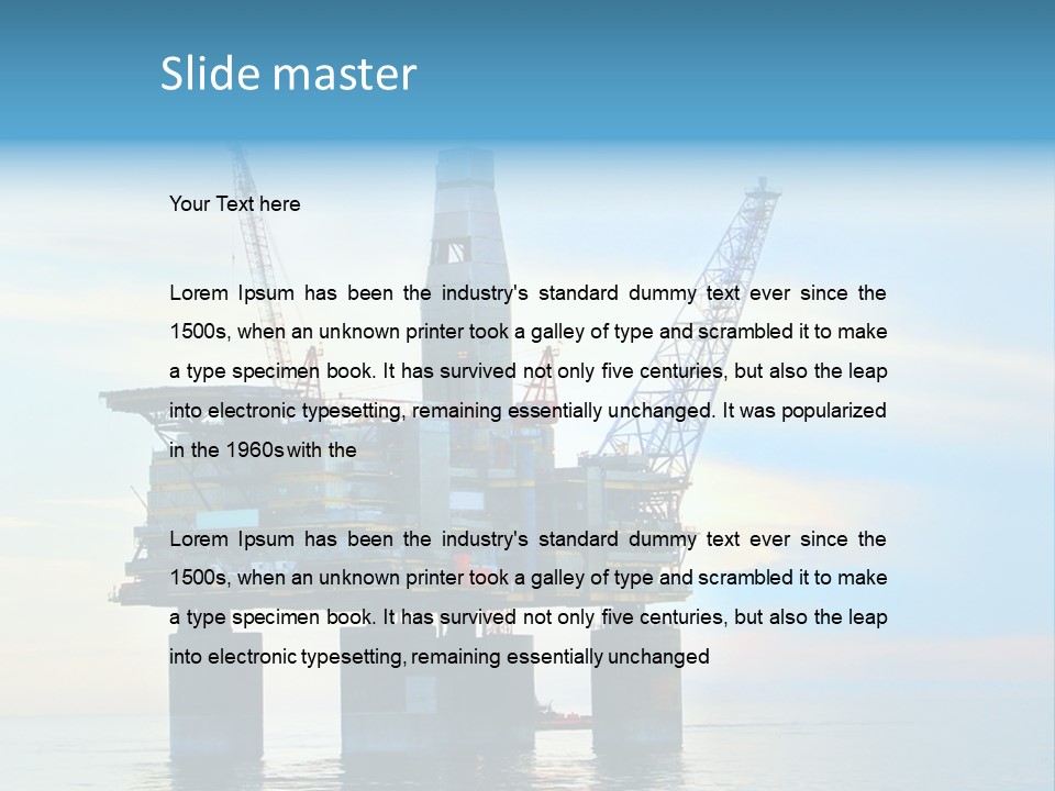 Teamwork Writing Chair PowerPoint Template