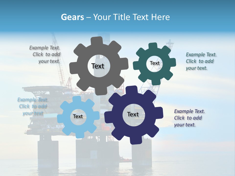 Teamwork Writing Chair PowerPoint Template