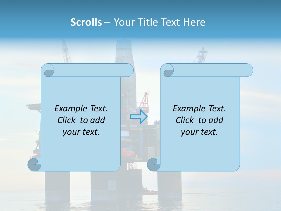 Teamwork Writing Chair PowerPoint Template
