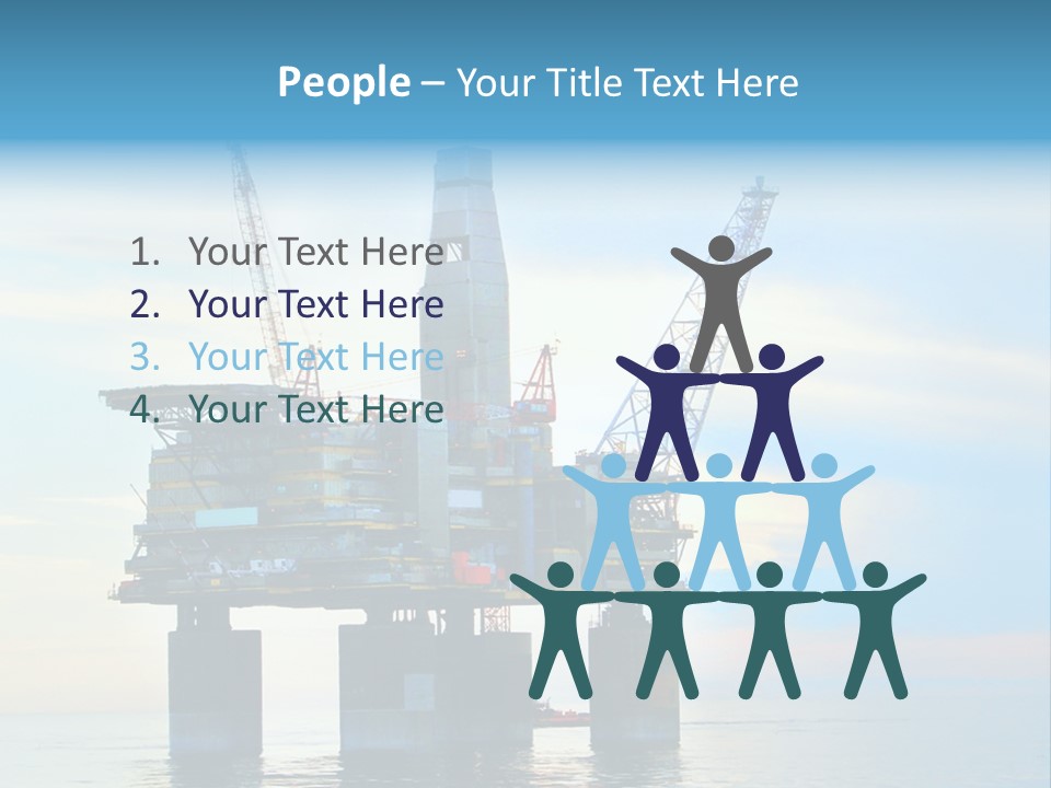 Teamwork Writing Chair PowerPoint Template