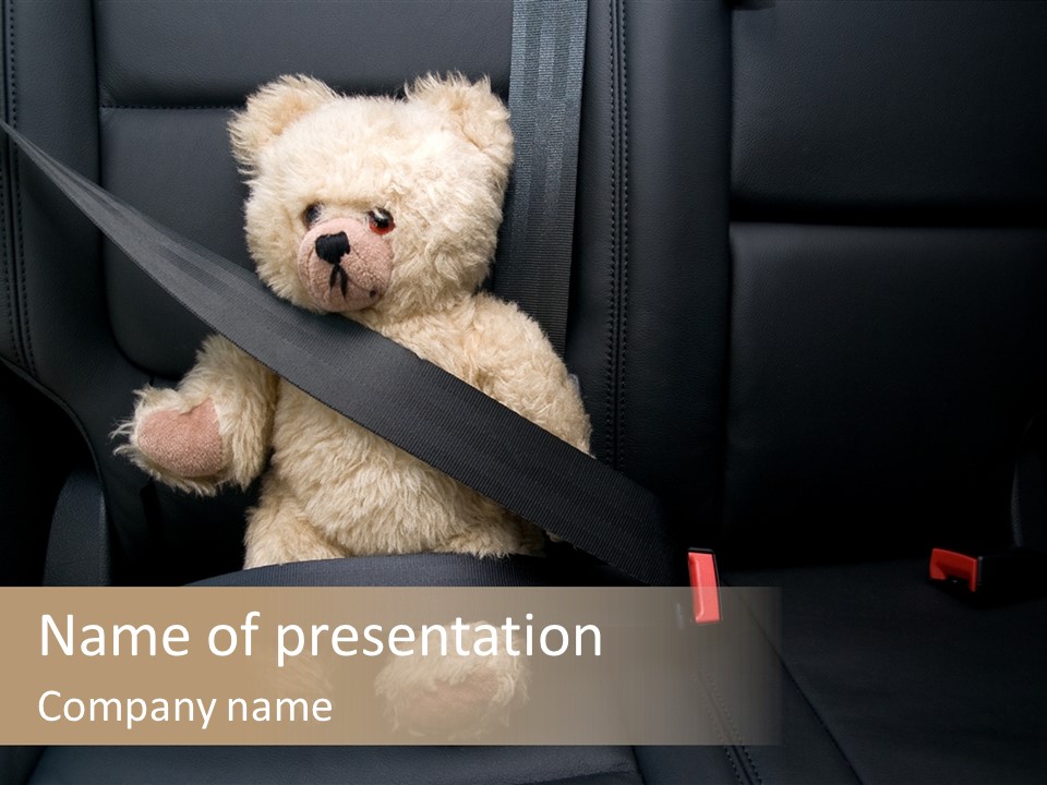 Seatbelt Save Passenger PowerPoint Template