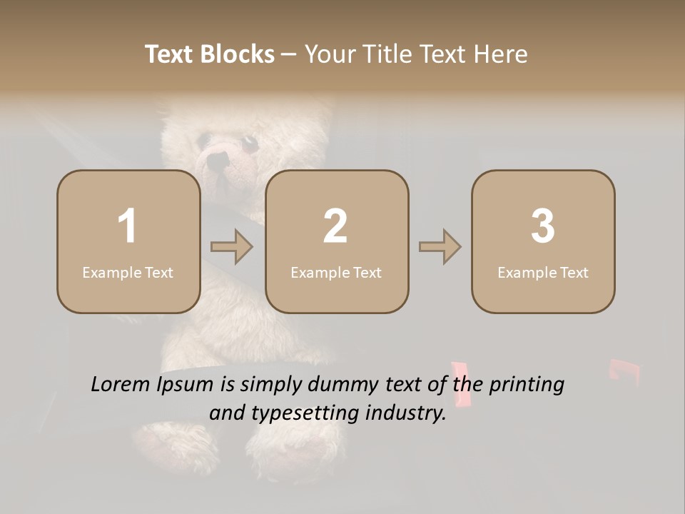 Seatbelt Save Passenger PowerPoint Template