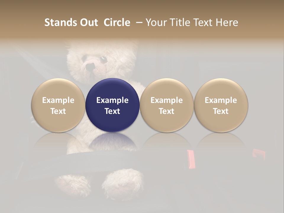 Seatbelt Save Passenger PowerPoint Template