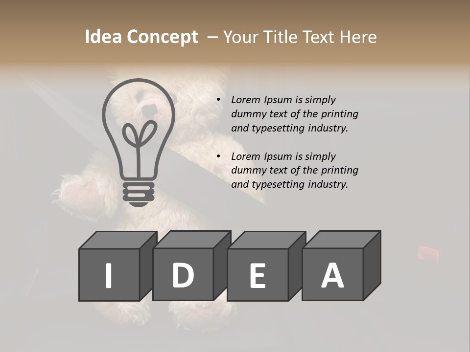 Seatbelt Save Passenger PowerPoint Template