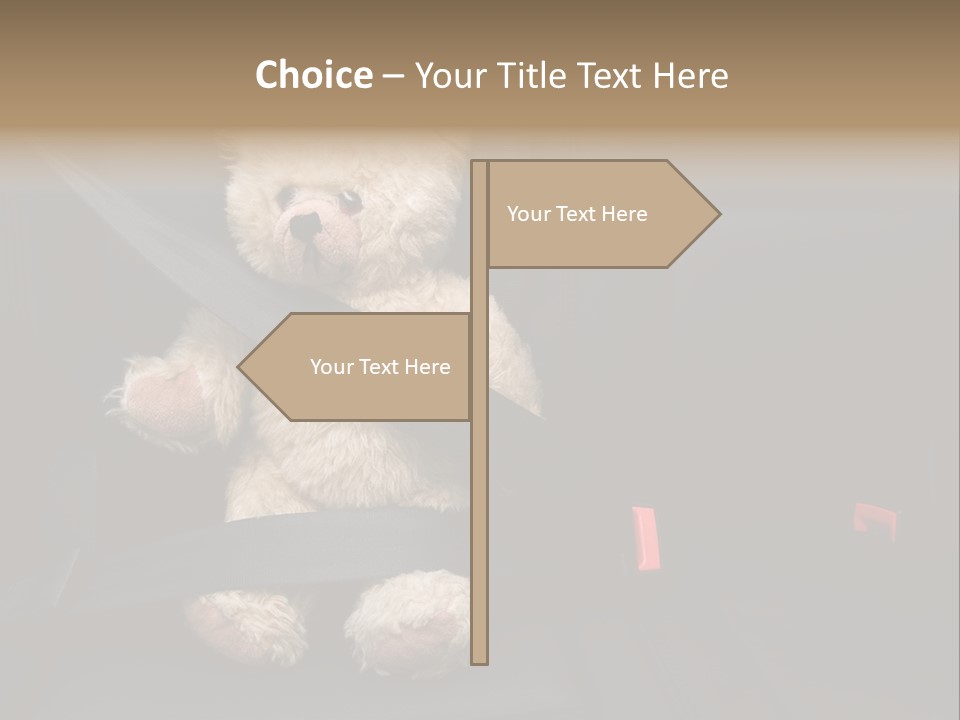 Seatbelt Save Passenger PowerPoint Template