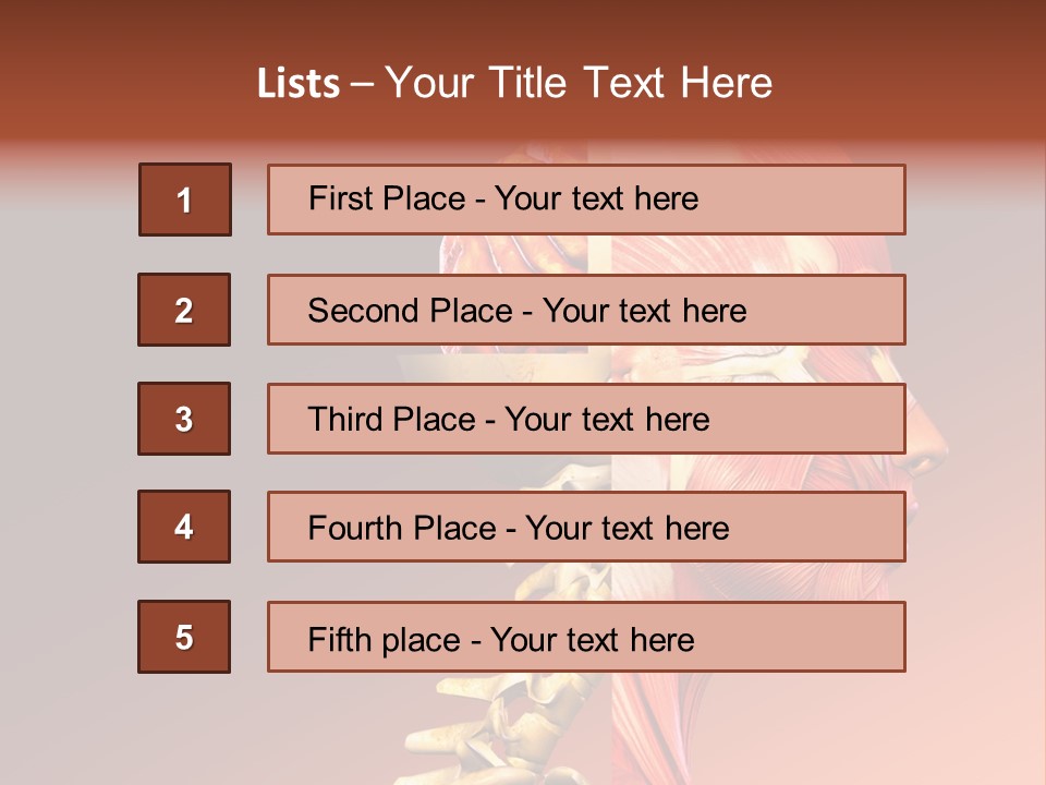 Skeleton Medic Tendon PowerPoint Template