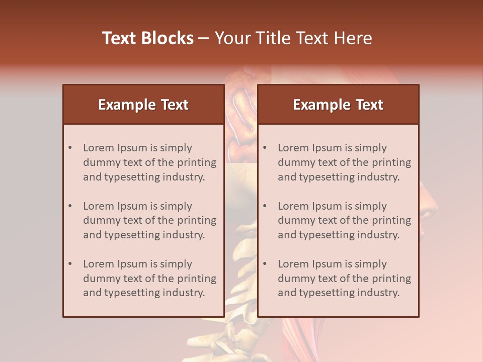 Skeleton Medic Tendon PowerPoint Template