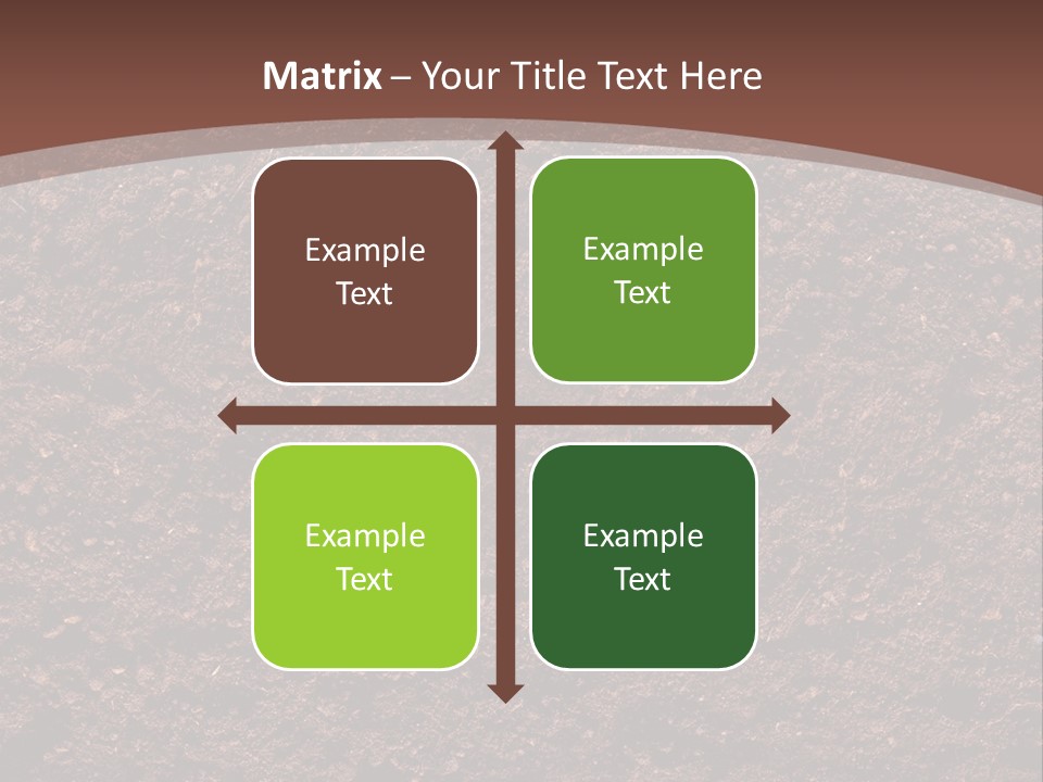 Summer Root Pasture PowerPoint Template
