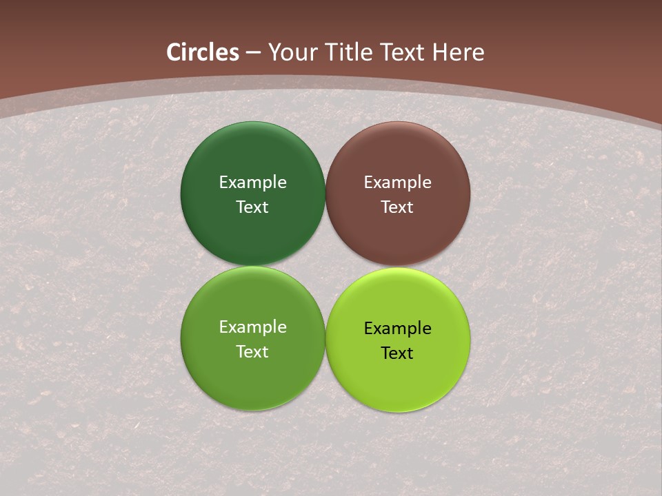 Summer Root Pasture PowerPoint Template