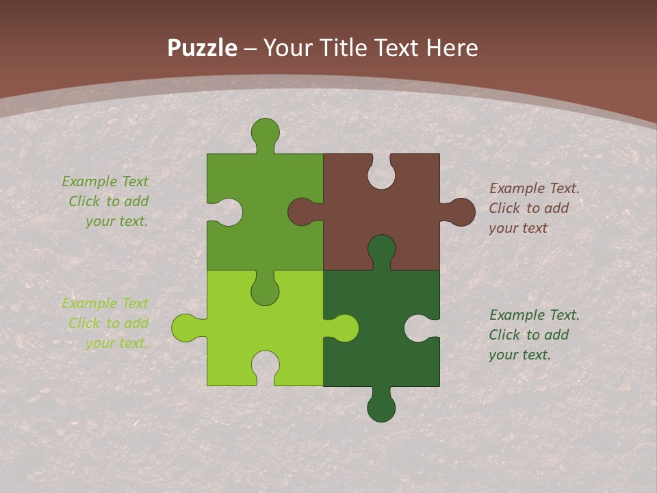 Summer Root Pasture PowerPoint Template