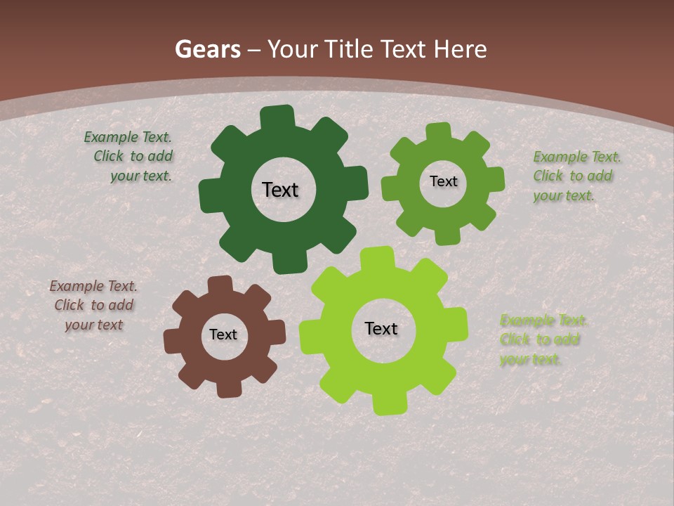 Summer Root Pasture PowerPoint Template