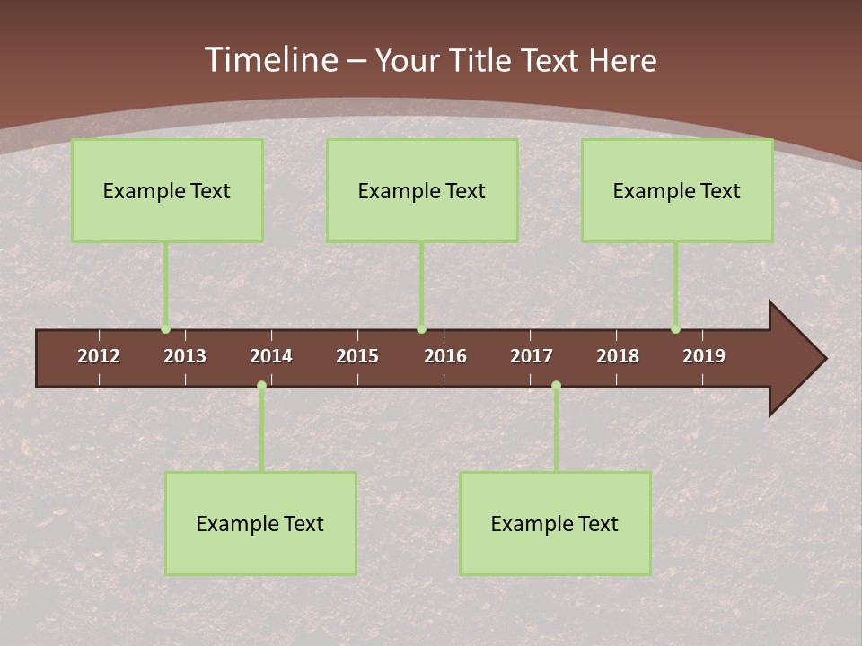 Summer Root Pasture PowerPoint Template