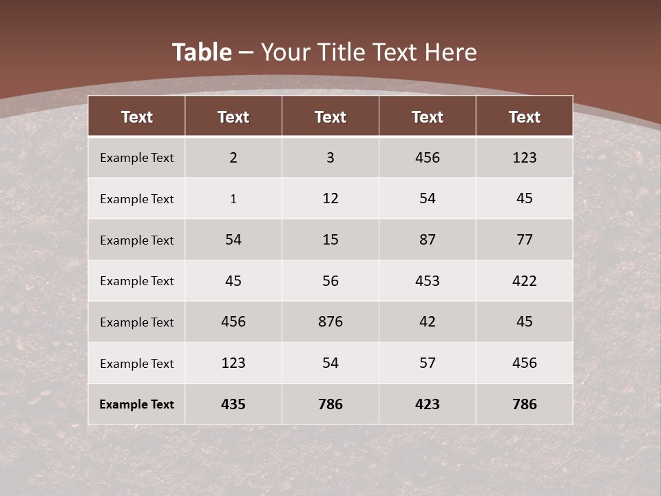 Summer Root Pasture PowerPoint Template