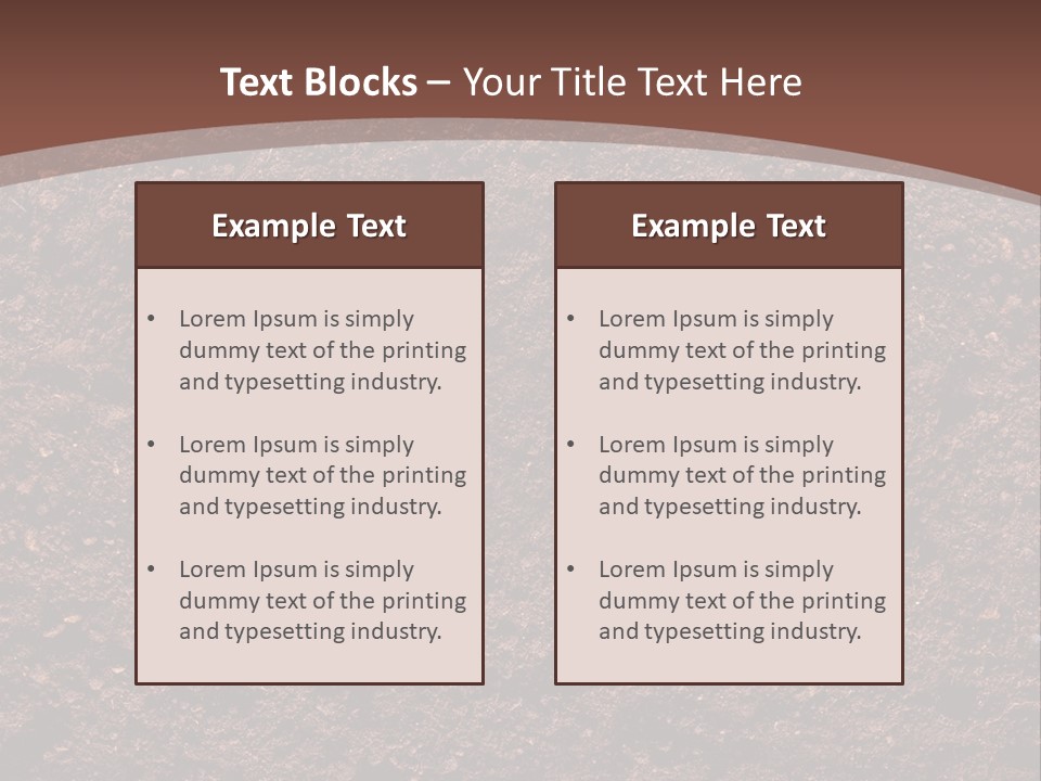 Summer Root Pasture PowerPoint Template