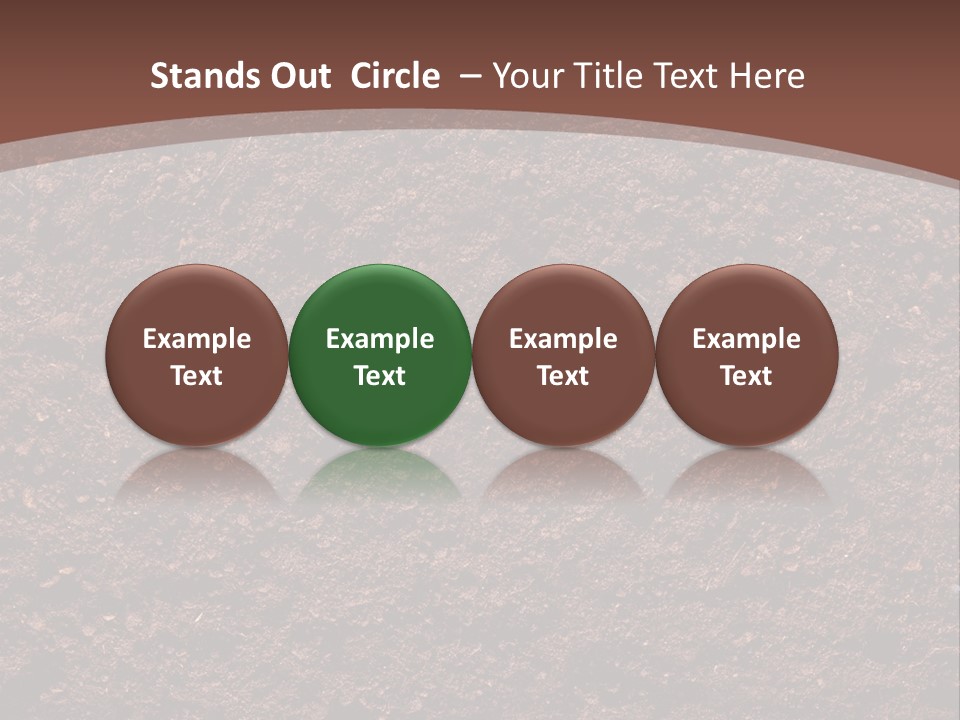 Summer Root Pasture PowerPoint Template