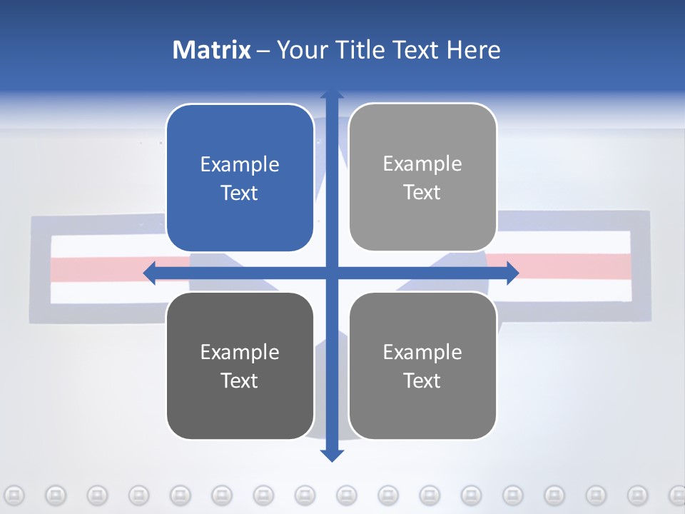 Aircraft Insignia Bomber PowerPoint Template