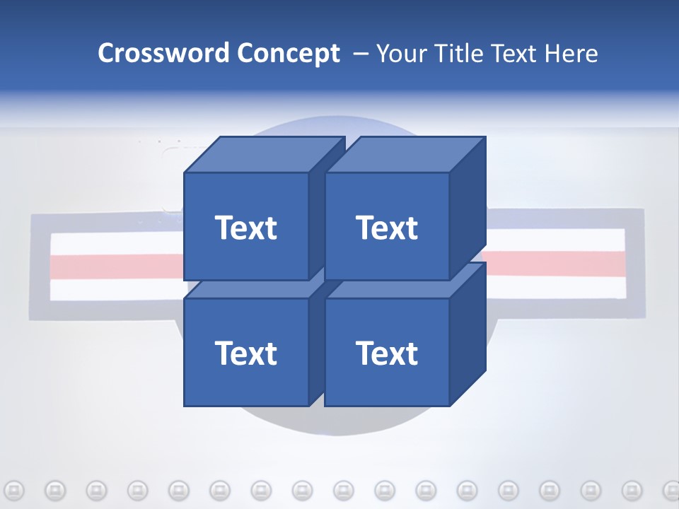 Aircraft Insignia Bomber PowerPoint Template