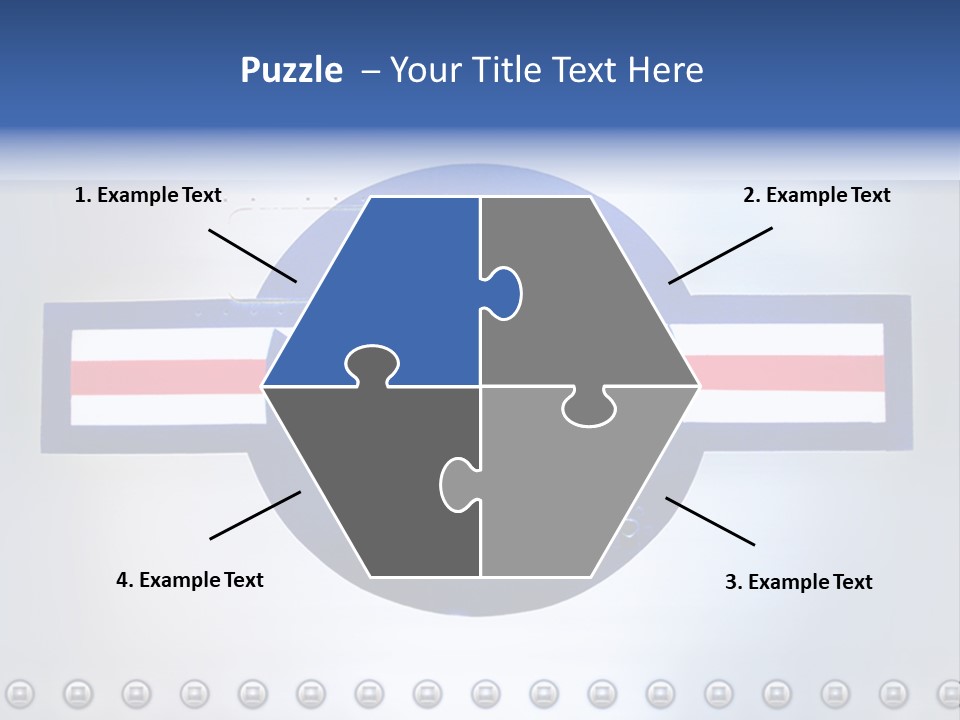 Aircraft Insignia Bomber PowerPoint Template