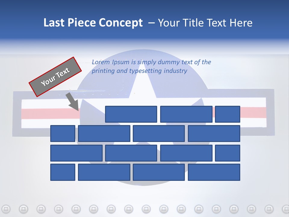Aircraft Insignia Bomber PowerPoint Template
