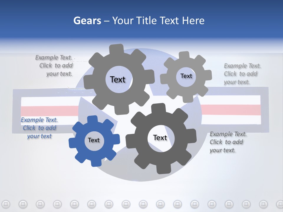 Aircraft Insignia Bomber PowerPoint Template
