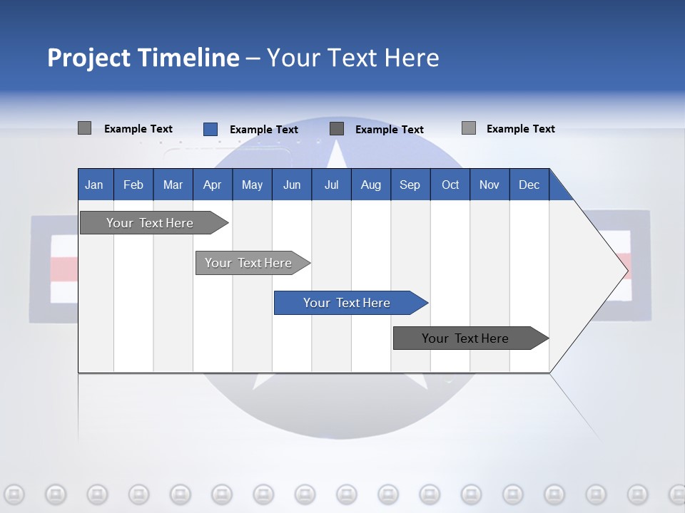 Aircraft Insignia Bomber PowerPoint Template