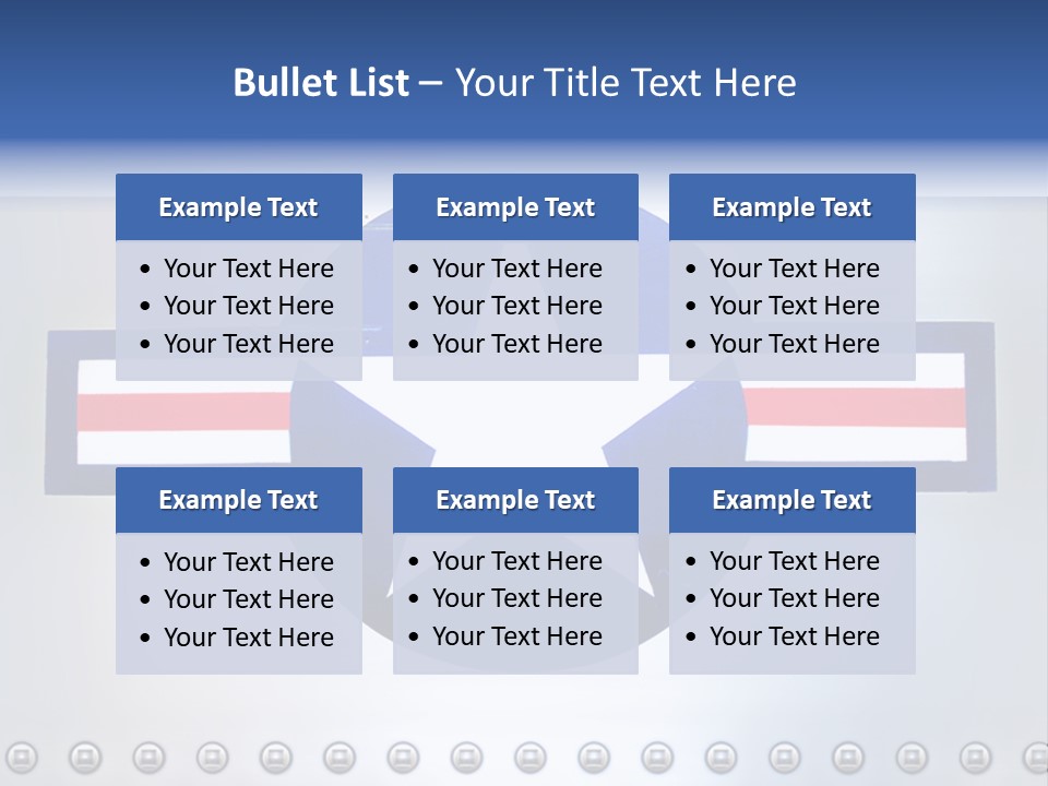 Aircraft Insignia Bomber PowerPoint Template