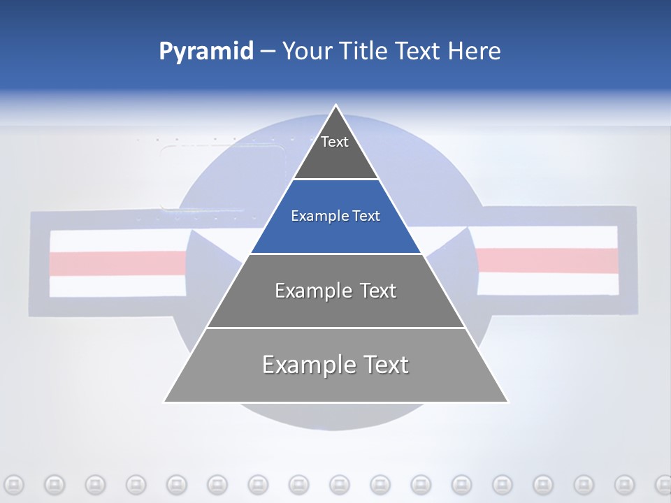 Aircraft Insignia Bomber PowerPoint Template