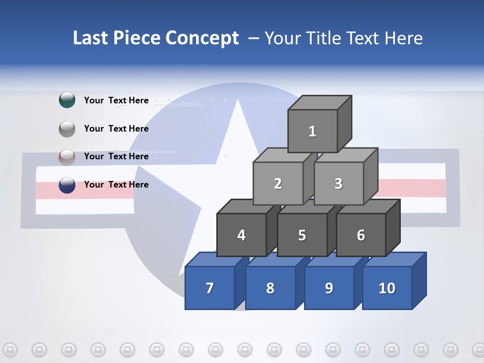 Aircraft Insignia Bomber PowerPoint Template