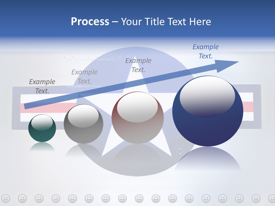 Aircraft Insignia Bomber PowerPoint Template