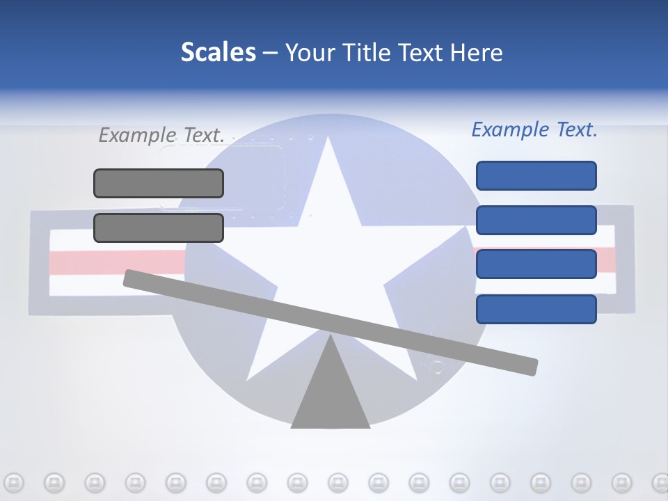 Aircraft Insignia Bomber PowerPoint Template