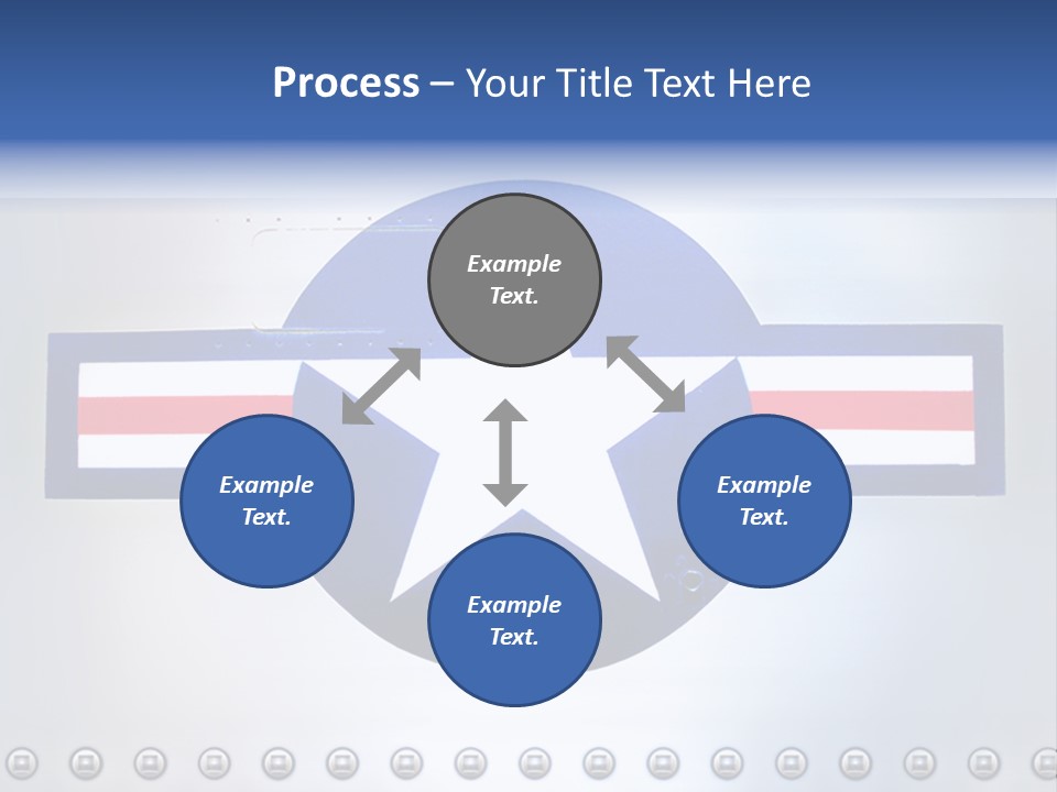 Aircraft Insignia Bomber PowerPoint Template