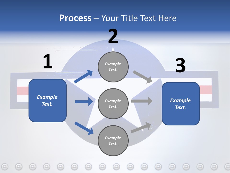 Aircraft Insignia Bomber PowerPoint Template