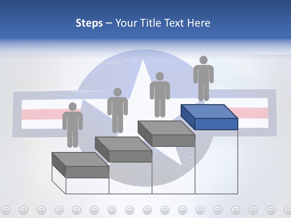 Aircraft Insignia Bomber PowerPoint Template